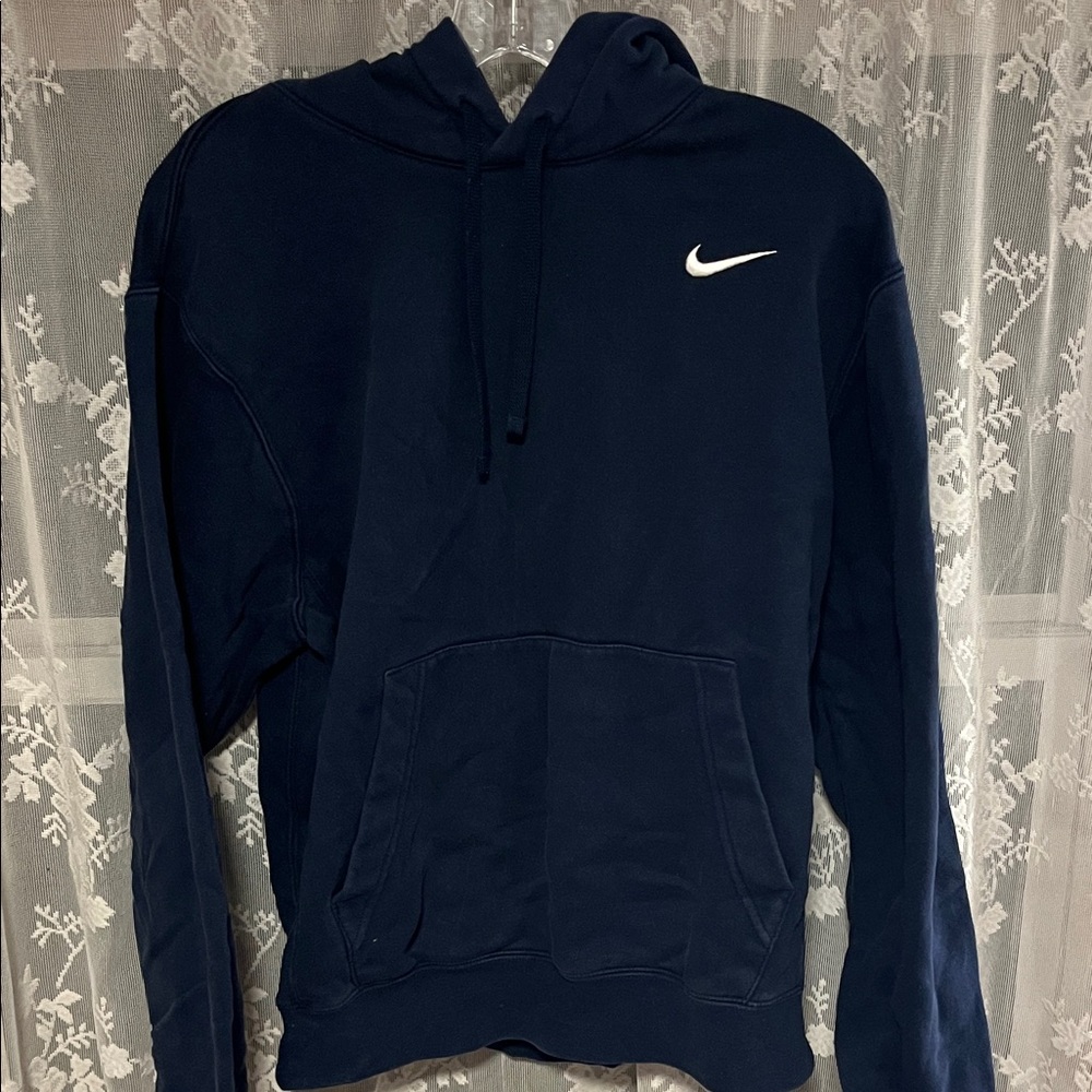 Nike Men's Dark Blue Hoodie